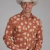 Men's Roper Floral Western Shirt -Way Out West Trading Shop 0100100190676a