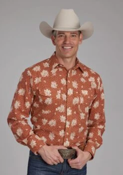 Men's Roper Floral Western Shirt