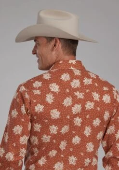 Men's Roper Floral Western Shirt -Way Out West Trading Shop 0100100190676c