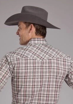 Men's Roper Multi Plaid Short Sleeve Western Shirt -Way Out West Trading Shop 0100201012014c