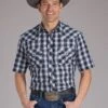 Men's Roper Black Plaid Long Sleeve Western Shirt - Big & Tall -Way Out West Trading Shop 0100201712012a