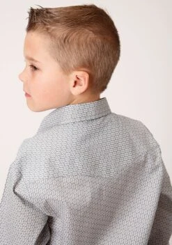 ROPER 828 GREY & WHITE PRINT -Way Out West Trading Shop 0103000190101c