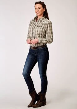 Women's Roper Desert Plaid Western Shirt -Way Out West Trading Shop 0105000163001c