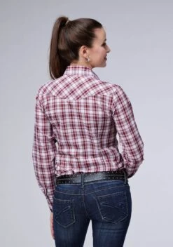 Women's Roper Plaid Western Shirt -Way Out West Trading Shop 0105001014055c