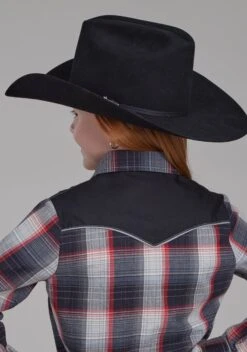 Girl's Roper Vintage Long Sleeve Western Shirt -Way Out West Trading Shop 0108000246089c