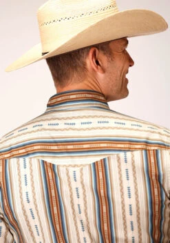 Roper Desert Stripe Long Sleeve Shirt -Way Out West Trading Shop 0300100680459c