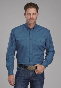 Men's Roper Performance Stretch Western Shirt