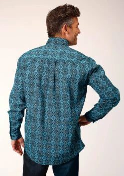 Men's Roper Gothic Medallion Western Shirt -Way Out West Trading Shop 0300103266011c