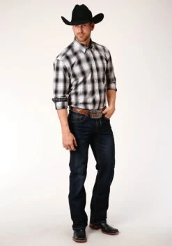 ROPER AMARILLO Y/DYED PLAIDS 1 OPEN POCKET -Way Out West Trading Shop 0300103791043b