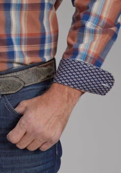 Men's Roper "Fall River" Long Sleeve Western Shirt -Way Out West Trading Shop 0300103797034c