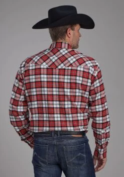 Men's Roper Unlined Western Flannel Shirt -Way Out West Trading Shop 0300105221704c