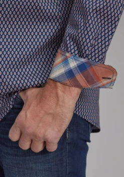 Men's Roper "Fall River" Long Sleeve Western Shirt - Big & Tall -Way Out West Trading Shop 0300106256027c