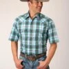 ROPER 1555 MEADOW PLAID -Way Out West Trading Shop 0300202785014a