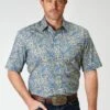 Men's Roper Delft Paisley Western Shirt