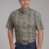 Men's Roper "Stone Paisley" Short Sleeve Western Shirt
