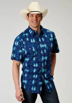 Men's Roper "Hawaiian Ombre" Western Shirt