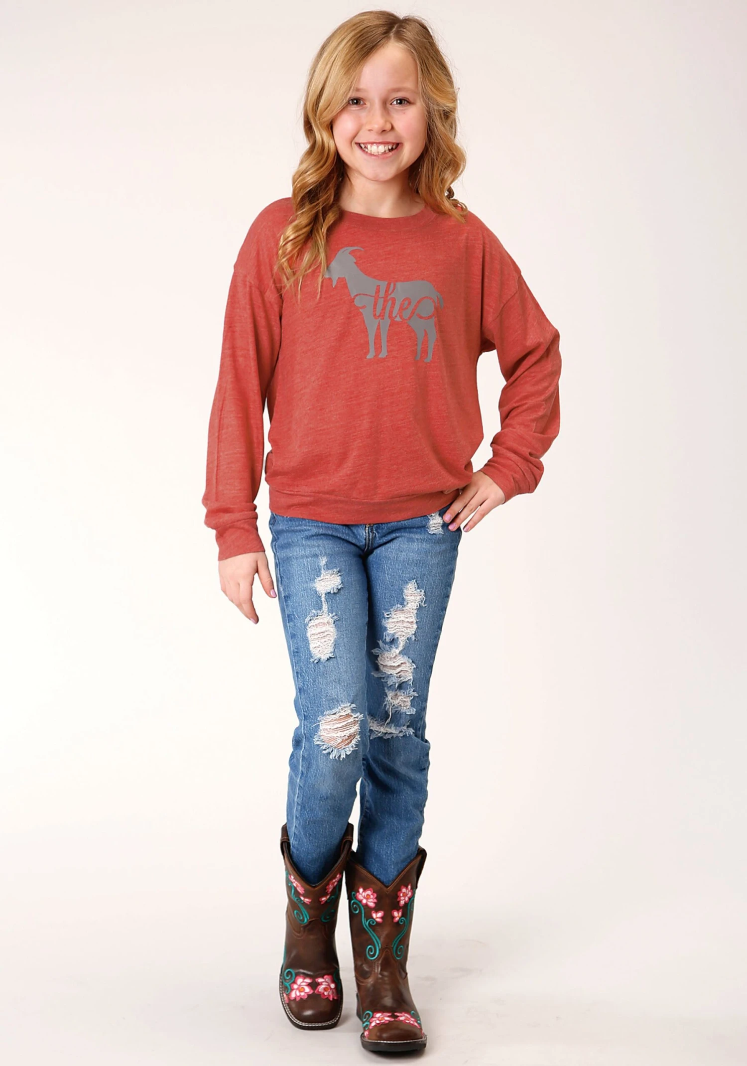 ROPER 1462 P/R JERSEY LS SCOOP NECK TEE 4 ROPER 1462 P/R JERSEY LS SCOOP NECK TEE - Image 2