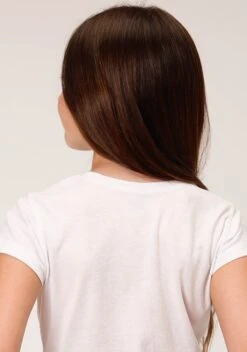 Roper White Jersey Knit Short Sleeve Tee -Way Out West Trading Shop 0300905130486c