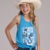 Girl's Roper "Racer" Jersey Tank -Way Out West Trading Shop 0300905132084a