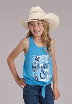 Girl's Roper "Racer" Jersey Tank