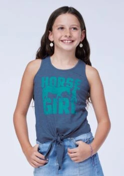 Girl's Roper "Horse Girl" Western Tank