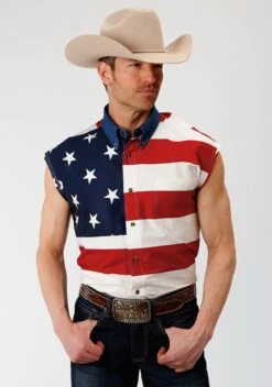 Roper Americana Sleeveless Button Up Shirt