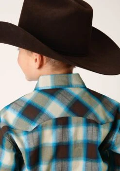 ROPER 1690 BROWN ARROW PLAID -Way Out West Trading Shop 0303000620755c