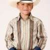 Roper Desert Stripe Aztec Long Sleeve Shirt -Way Out West Trading Shop 0303000680459a