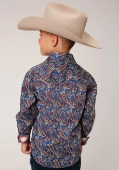 Roper Western Snap Long Sleeve Shirt -Way Out West Trading Shop 0303002254020c