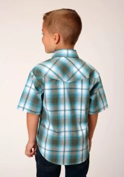 Roper Meadow Plaid Short Sleeve Shirt -Way Out West Trading Shop 0303102785014c