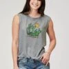 Women's Roper Heather Grey Sleeveless Top -Way Out West Trading Shop 0303705132021a