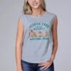 Women's Roper Grey Sleeveless Tank -Way Out West Trading Shop 0303705134027a