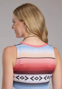 Women's Roper Jersey V-Neck Tank -Way Out West Trading Shop 0303705143065c