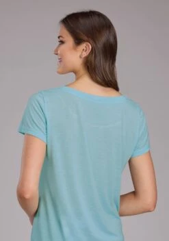 Women's Roper Short Sleeve Jersey Tee -Way Out West Trading Shop 0303905132088c