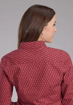 Women's Roper Geo Print Long Sleeve Western Shirt -Way Out West Trading Shop 0305000640249c