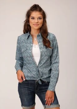 ROPER 1563 PEACOCK PAISLEY