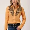 Roper Challis Button Long Sleeve Shirt -Way Out West Trading Shop 0305005651037a