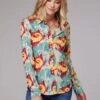 Women's Roper "Ikat Paisley" Western Shirt