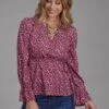 Women's Roper Leopard Print Long Sleeve Western Blouse -Way Out West Trading Shop 0305005907064a