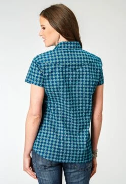 Women's Roper "Scribble Print" Western Shirt -Way Out West Trading Shop 0305100640315c