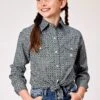 Girl's Roper "Frontier Foulard" Western Shirt -Way Out West Trading Shop 0308002252028a