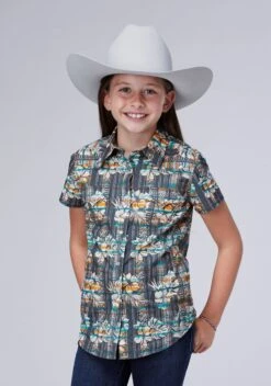 Girl's Roper Short Sleeve Western Shirt