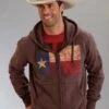 Roper "Texan" Hooded Sweatshirt 2 Roper "Texan" Hooded Sweatshirt -Way Out West Trading Shop 0309701850118