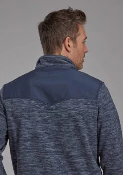Men's Roper Blue & Grey Pull Over 7 Men's Roper Blue & Grey Pull Over -Way Out West Trading Shop 0309706926170c