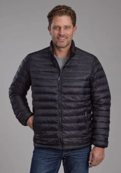 Men's Roper Black Parachute Jacket