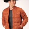 ROPER 1304 DOWN PROOF COATED JACKET - RUST -Way Out West Trading Shop 0309706936161a