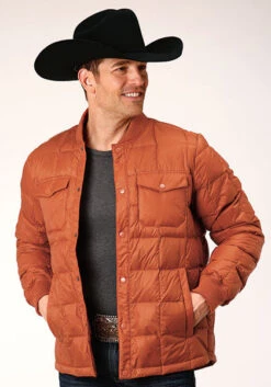 ROPER 1304 DOWN PROOF COATED JACKET - RUST