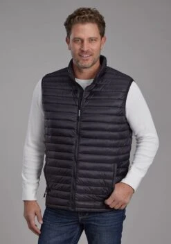 Men's Roper Black Parachute Vest
