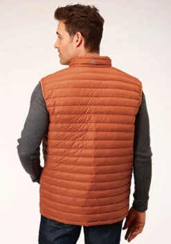 ROPER 1304 DOWN PROOF COATED VEST - RUST -Way Out West Trading Shop 0309706956138c