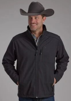 Men's Roper Heathered Charcoal Soft Shell Vest